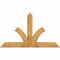 Ekena Millwork Richland Rough Sawn Timber Gable Bracket, Western Red Cedar, 72"W x 42"H x 6"D x 6"F, 14/12 Pitch GBW072X42X0606RIC00RWR - alternate 1